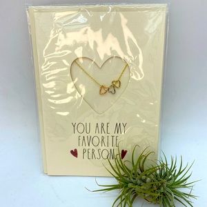 Rae Dunn Necklace in Card